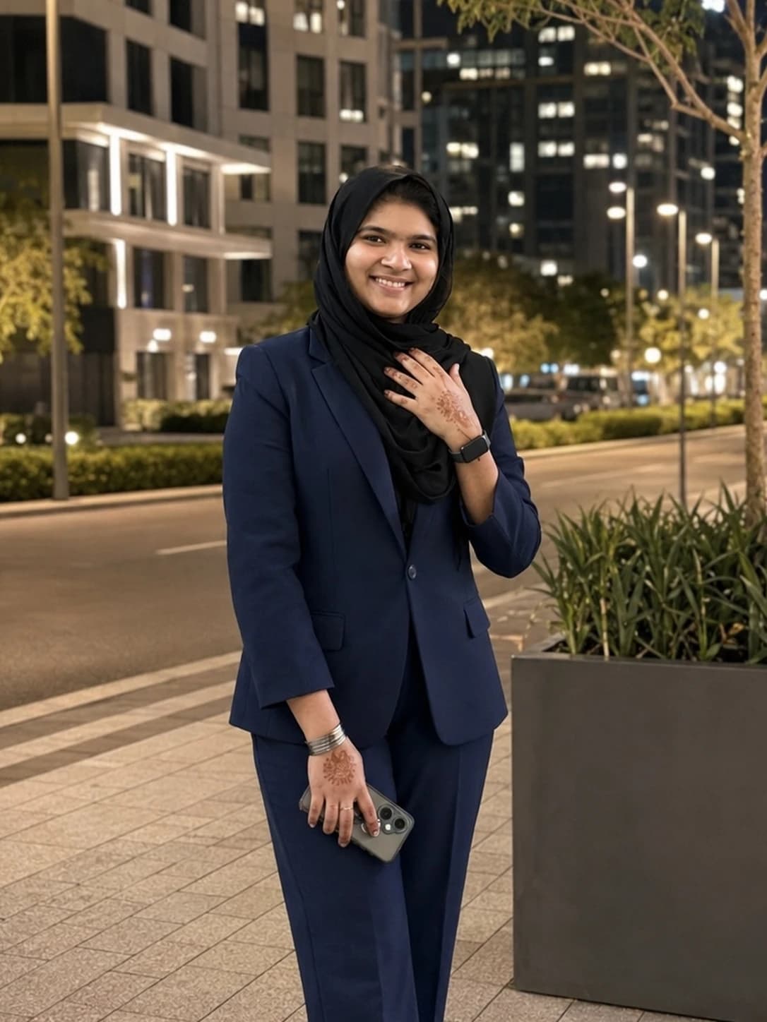 Portrait of Thasneem, co-founder of Zellarc
